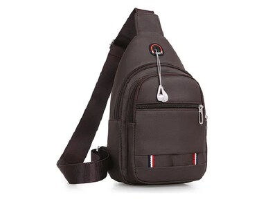 Foto 1 | Foto 1 | Bolso Bandolera Unisex Moderno Con Orificio Para Cable.