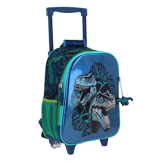 Foto 6 | Foto 6 | Mochila Con Ruedas Azul Dinosaurios 6d Chenson Original Raptors