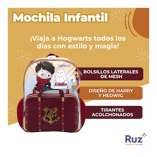 Foto 3 | Foto 3 | Mochila Primaria Infantil Warner Bros Harry Potter 20 L