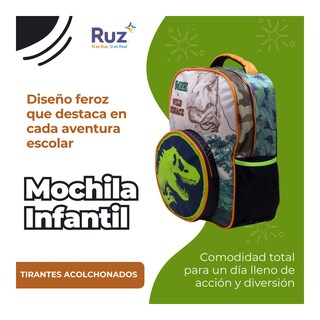 Foto 4 | Foto 4 | Mochila Primaria Infantil Universal Jurassic World Evergreen 20 L