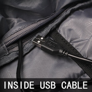Foto 6 | Foto 6 | Mochila Flymei Anime Cartoon Luminous Con Portátil Usb De 17 Pulgadas - Venta Internacional.