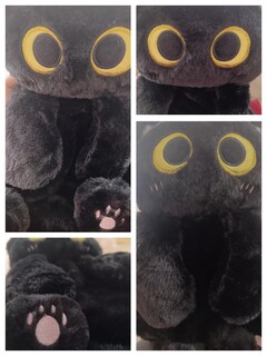 Foto 6 | Foto 6 | Mochila De Felpa Fotn Black Cat Para Niños 30x20 Cm - Venta Internacional.