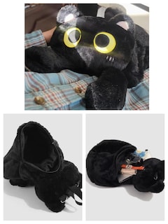 Foto 7 | Foto 7 | Mochila De Felpa Fotn Black Cat Para Niños 30x20 Cm - Venta Internacional.