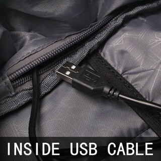 Foto 6 | Foto 6 | Mochila Flymei Anime Cartoon Luminous Con Portátil Usb De 17 Pulgadas - Venta Internacional.