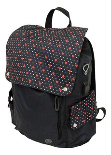 Foto 3 | Foto 3 | Mochila My Lifestyle Corazones Y Puntos Negro Primaria 157602 Truzt