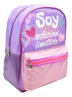 Foto 2 | Foto 2 | Mochila Holi Soy Edicion Limitada Estampado Violeta Rosa Primaria 160871 Ruz