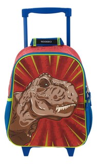 Foto 1 | Foto 1 | Mochila Con Ruedas Dino Land T Rex 3d Estampado Roja Co66062 Kinder Chenson
