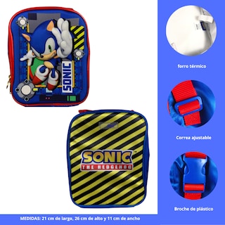 Foto 6 | Foto 6 | Combo Mochila, Lonchera Y Lapicera Sonic Con Luz Interactiva