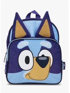Foto 1 | Foto 1 | Mochila Infantil Family & Friends Color Azul 12 Pulgadas Felpa Con Orejas Y Apliques 3d Correas Ajustables Y Espalda Ac