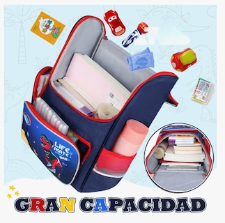 Foto 3 | Foto 3 | Mochila Escolar Primaria Para Niños Infantil Dinosaurio Gran