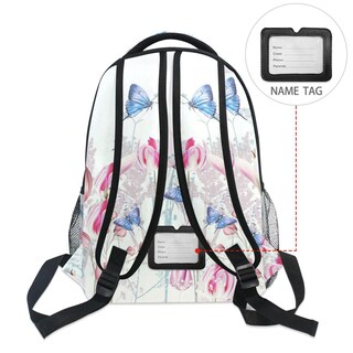 Foto 6 | Foto 6 | Mochila Wamika Butterfly Kids Lotus Flowers Para La Escuela - Venta Internacional.