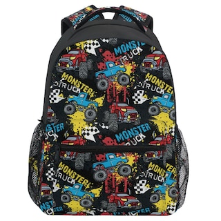 Foto 1 | Foto 1 | Mochila Wamika Monster Truck Racing Cars Para Niños Mayores De 3 Años - Venta Internacional.
