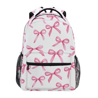 Foto 1 | Foto 1 | Mochila Alaza Con Lazos Rosas Para Niños Y Adolescentes Mochila De 40 Cm - Venta Internacional.