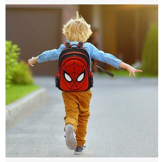 Foto 4 | Foto 4 | Estudiante Mochila Infantil Spider-man Con Estuche Lápices Azul Oscuro Mochila Escolar Impermeable Para Niños