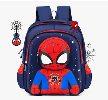 Foto 1 | Foto 1 | Mochilas Escolares Mochila De Superhéroe Para Escuela Primaria Mochila Escolar Niño De Dibujos Animados 3d Backpack Ligera De