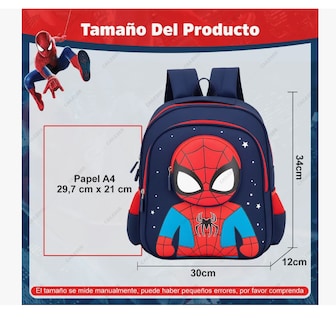 Foto 6 | Foto 6 | Mochilas Escolares Mochila De Superhéroe Para Escuela Primaria Mochila Escolar Niño De Dibujos Animados 3d Backpack Ligera De