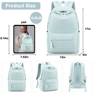 Foto 5 | Foto 5 | Mochila Escolar Bluboon Para Adolescentes Y Mujeres Con Portátil De 15 Pulgadas - Venta Internacional.