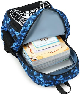 Foto 3 | Foto 3 | Mochila Escolar Camtop Para Niños Y Niños Mochilas Blue Graffiti - Venta Internacional.