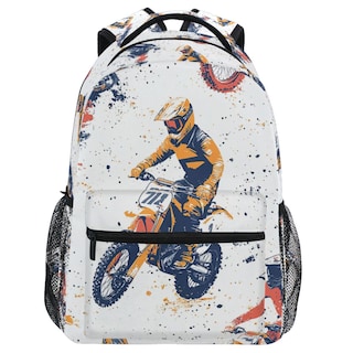 Foto 1 | Foto 1 | Mochila Wamika Motorcycle Para Niños En Edad Escolar De 6 A 16 Años - Venta Internacional.