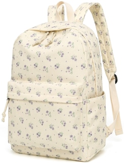 Foto 1 | Foto 1 | Mochila Camtop De Pana Con Estampado De Margaritas Para Niñas Adolescentes  Color Beige - Venta Internacional.
