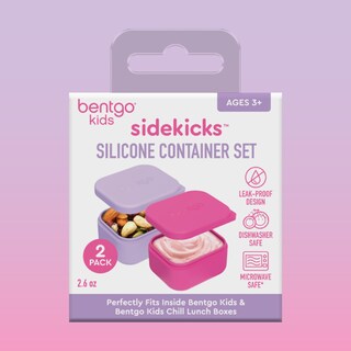 Foto 7 | Foto 7 | Juego De Recipientes De Silicona Bentgo Sidekicks, Paquete De 2, 80 Ml (lavanda Y Rosa) - Venta Internacional.
