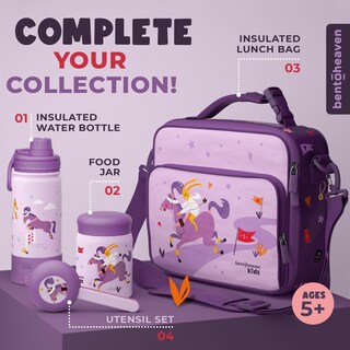 Foto 6 | Foto 6 | Juego De Cubiertos De Viaje Bentoheaven Kids Con Funda De Acero Inoxidable - Venta Internacional.