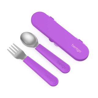 Foto 1 | Foto 1 | Juego De Utensilios Bentgo Kids De Acero Inoxidable Con Funda De Almacenamiento - Venta Internacional.
