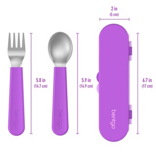 Foto 5 | Foto 5 | Juego De Utensilios Bentgo Kids De Acero Inoxidable Con Funda De Almacenamiento - Venta Internacional.