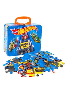 Foto 1 | Foto 1 | Lonchera Con Rompecabezas De 48 Pzas Hotwheels