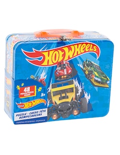 Foto 2 | Foto 2 | Lonchera Con Rompecabezas De 48 Pzas Hotwheels