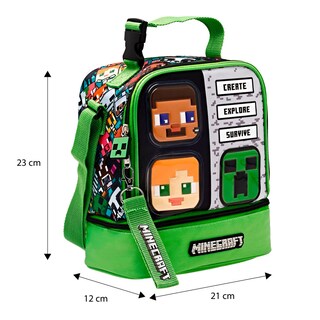 Foto 6 | Foto 6 | Lonchera Infantil Microsoft Minecraft 4 L