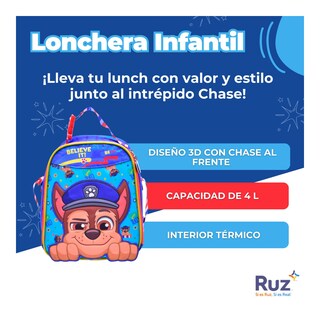 Foto 3 | Foto 3 | Lonchera Infantil Nickelodeon Paw Patrol 4 L
