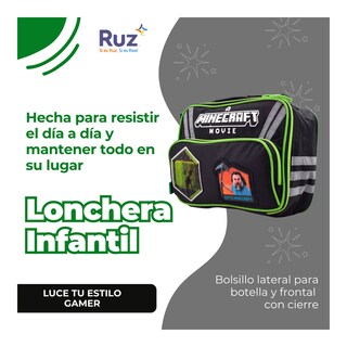 Foto 4 | Foto 4 | Lonchera Infantil Microsoft Minecraft 4 L