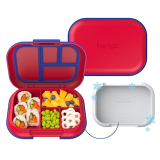 Foto 1 | Foto 1 | Fiambrera Bentgo Chill Kids De 4 Compartimentos Con Bolsa De Hielo, Color Rojo/rojo - Venta Internacional.