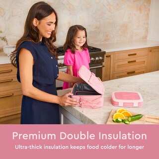 Foto 2 | Foto 2 | Bolsa De Almuerzo Bentgo Kids Glitter Edition Petal Pink Para Niños De Más De 3 Años - Venta Internacional.