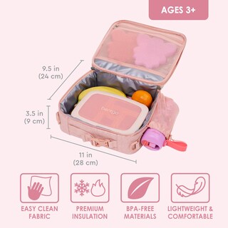 Foto 3 | Foto 3 | Bolsa De Almuerzo Bentgo Kids Glitter Edition Petal Pink Para Niños De Más De 3 Años - Venta Internacional.