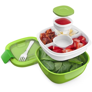 Foto 1 | Foto 1 | Recipiente Para Ensalada Bentgo De 1600 Ml Con Bandeja De 4 Compartimentos - Venta Internacional.