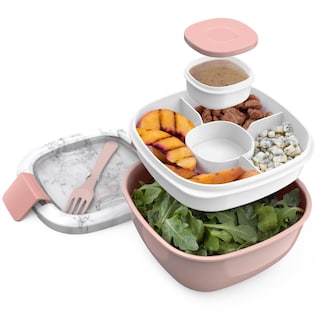 Foto 1 | Foto 1 | Recipiente Para Ensaladas Bentgo, Todo En Uno, Grande, Con Recipiente Para Salsas Y Tenedor - Venta Internacional.