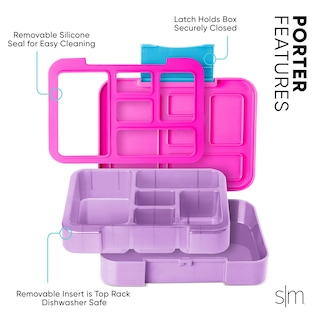 Foto 3 | Foto 3 | Lonchera Bento, Colección Porter, Sencilla Y Moderna, Con 5 Compartimentos - Venta Internacional.