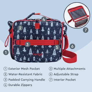 Foto 4 | Foto 4 | Bolsa De Almuerzo Bentgo Kids Duradera Con Doble Aislamiento Con Estampado De Cohetes - Venta Internacional.