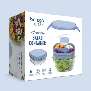 Foto 7 | Foto 7 | Ensaladera Bentgo Glass Todo En Uno Grande 1800 Ml Azul Claro - Venta Internacional.