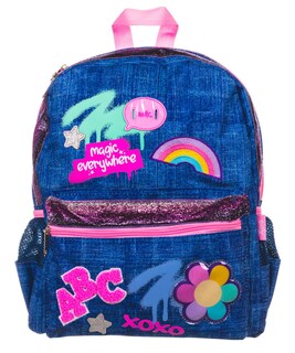 Foto 1 | Foto 1 | Mochila Onix de Mezclilla con Parches color Azul