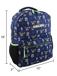 Foto 4 | Foto 4 | Venta Internacional- Mochila Star Wars Mandelorian Baby Yoda color Azul