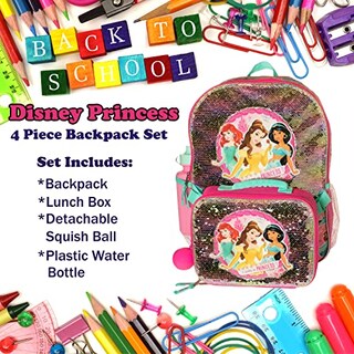 Foto 4 | Foto 4 | Venta Internacional- Set de Mochila Princesas Disney 4 Piezas