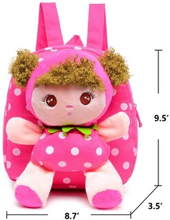 Foto 3 | Foto 3 | Venta Internacional- Mochila Infantil de Peluche color Rosa