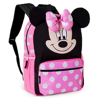 Foto 3 | Foto 3 | Venta Internacional- Mochila Minnie Mouse Grande Escolar 14'' Premium con Orejas 3D y Lazo Inflado