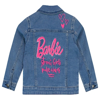 Foto 5 | Foto 5 | Chaqueta Barbie Para Niñas, Vaqueros Bordados, Azul - Venta Internacional.