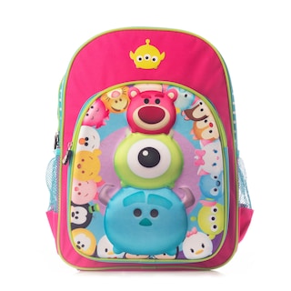 Foto 1 | Foto 1 | Mochila Escolar Atm Disney Tsum Tsum 1647 Color Fucsia Diseño Liso