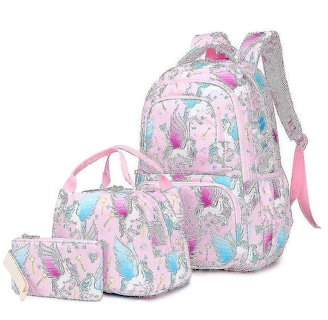 Foto 5 | Foto 5 | Mochila Huoguo con Lapicera y Lonchera para Niña-Venta Internacional