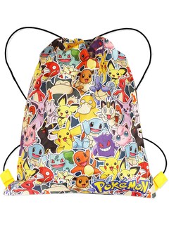 Foto 1 | Foto 1 | Bolsa Con Cordón Para Material Escolar De Pokémon Para Niños Con Charmander - Venta Internacional.